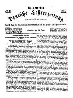 Stenographischer Bericht über die Verhandlungen des (V.) Deutschen Lehrertages zu Görlitz