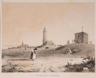 Der Leuchtthurm auf Helgoland.