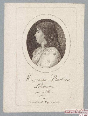 Margaretha Barbara Lehmann, geborene Uhl