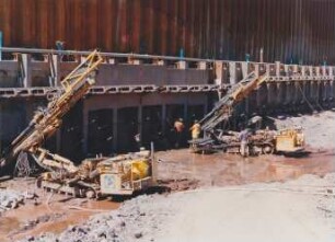 Baustelle Schleuse Saarbrücken