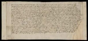 Nr. 1: Kopie eines Vertrages zwischen Philip von Stapeley und seiner Frau einerseits und William Frauncen andererseits, Staplegh, 1500