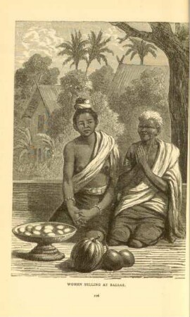 Women selling at bazaar