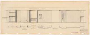 Schauspielhaus, Bochum: Gaststätte: Wandabwicklung 1:20