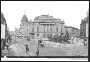 Budapest. Volkstheater in der Josephstadt : Budapest. Volkstheater (1875; Ferdinand Fellner der Jüngere) in der Josephstadt