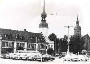 Marktplatz in Spremberg : Bauwesen - öffentliche und andere Gebäude. Ort: Gródk / Spremberg. Marktplatz