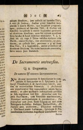 63-181, De Sacramentis universim