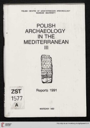 3: Polish Archaeology in the Mediterranean