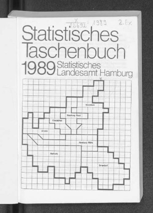 1989: Statistisches Taschenbuch // Statistisches Landesamt Hamburg