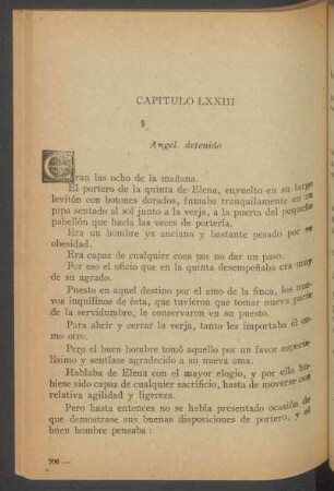 Capítulo LXXIII - Angel, detenido