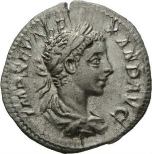 Denar des Severus Alexander aus dem Münzhort von Osterburken