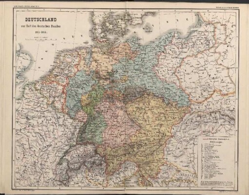 Deutschland zur Zeit des deutschen Bundes 1815 - 1866