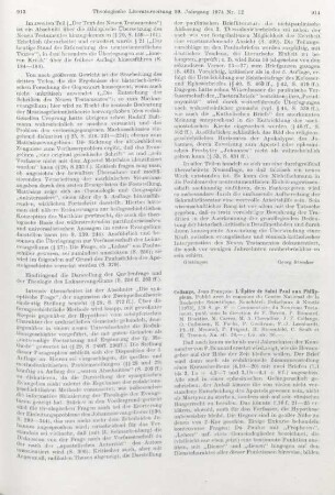 914-915 [Rezension] Collange, Jean-François, L' épître de Saint Paul aux Philippiens