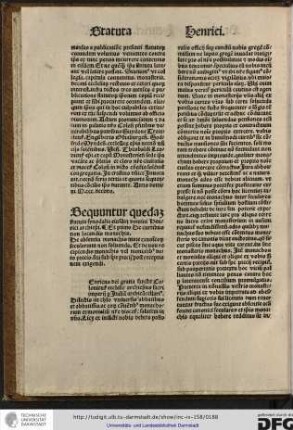 Sequuntur quedam statuta synodalia eiusdam domini Henrici archiepiscopi.