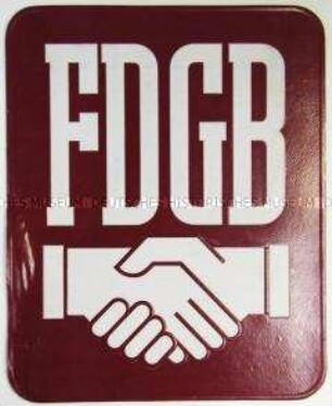 Emblem des Freien Deutschen Gewerkschaftsbundes