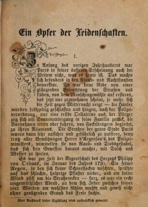 Französische Geschichten : Zwei historische Novellen von Stanislaus Graf Grabowski u. Eugen Hermann. Ein Opfer der Leidenschaften, von Graf Grabowski. Verrath und Treue, von Eugen Hermann