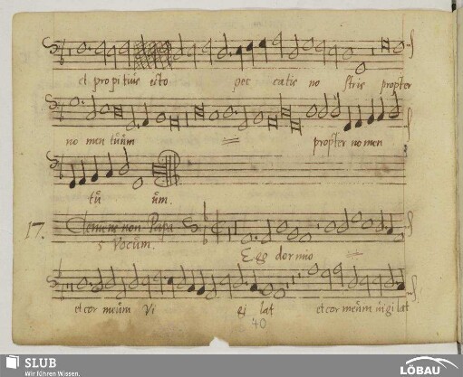 Clemens non Papa, Jacobus: Ego dormio et cor meum vigilat