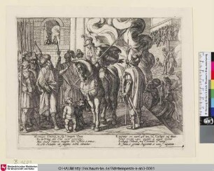 [Illustration zu Torquato Tasso, Gerusalemme liberata, zweiter Gesang; Jerusalem delivered, Canto II; Das befreite Jerusalem, zweiter Gesang]