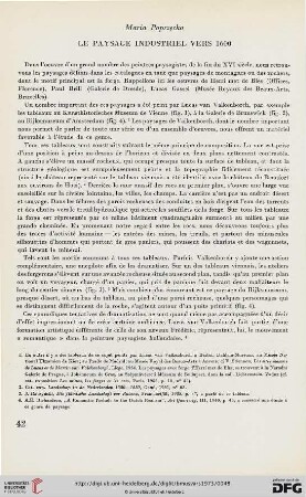 14: Le paysage industriel vers 1600