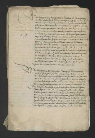 Abschrift einer Erklärung Herzog Ulrichs von Württemberg vom 23. April (sannt Jörgen des heiligen ritters und marterers tag) 1515, mit der er der Landschaft eine besiegelte Urkunde des Tübinger Vertrags übergibt und eine Ordnung für die Abhaltung der Landtage erlässt (11a)
