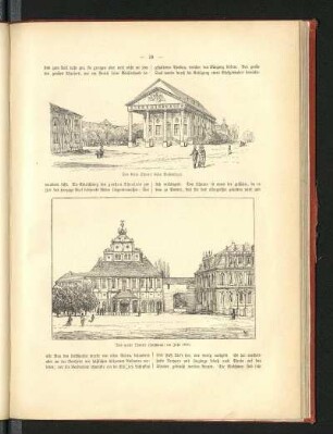 Das große Theater (Lusthaus) im Jahr 1840