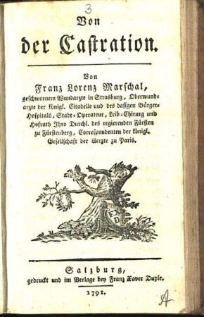 Von der Castration