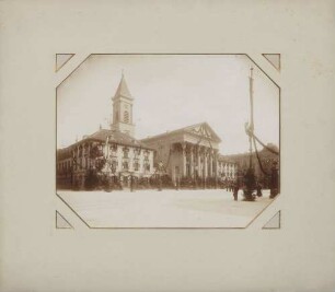 Rathaus, Ansicht von Südosten.