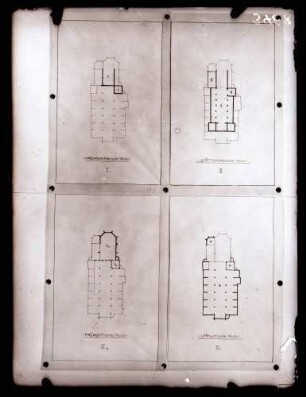 Stiftskirche; Entwicklung des Grundrisses