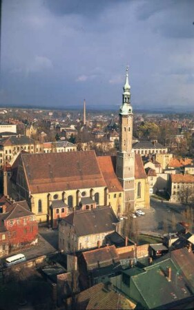 Zittau : Blick auf Zittau mit der Klosterkirche Petri-Paul