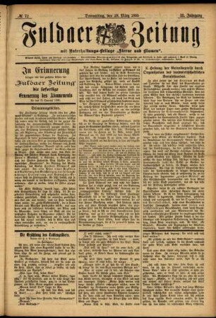Ausgabe vom Donnerstag, den 28. März 1895.