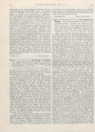 492-493 [Rezension] Lange, J. P., Das Evangelium nach Matthäus