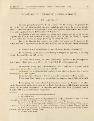 Afdeeling E. Openbare lagere scholen