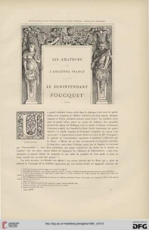 7: Les amateurs de l'ancienne France, [2] : le Surintendant Foucquet