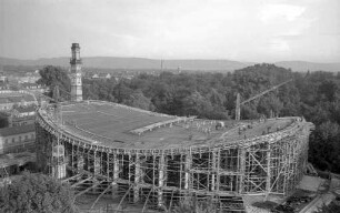 Bau der Schwarzwaldhalle