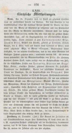 574-576 Kirchliche Mittheilungen