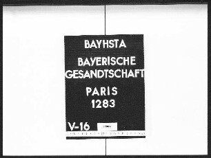 Die Ernennung des Kaufmanns Georg Seidel zum bayerischen Generalkonsul in Lissabon