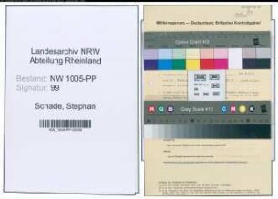 Entnazifizierung Stephan Schade , geb. 29.07.1911 (Schlosser)