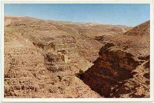 Wadi-Kelt [Wadi Kelt] mit Kloster
