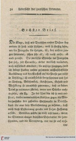 Sechster Brief