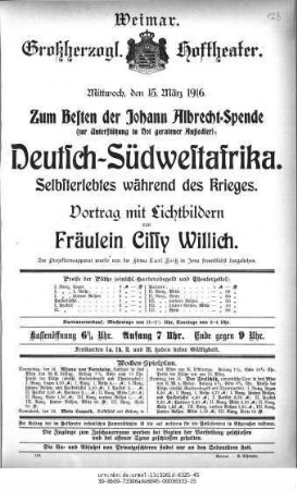 Deutsch-Südwestafrika. Selbsterlebtes während des Krieges