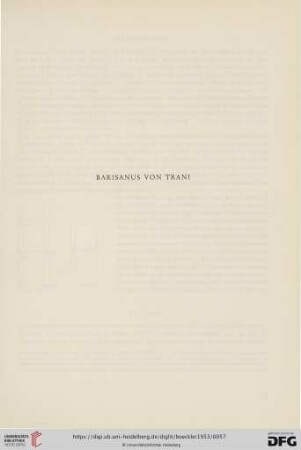 Barisanus von Trani