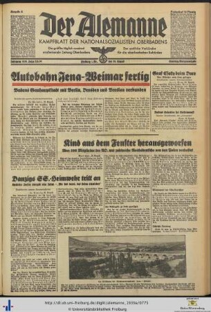 19.08.1939 (Samstag-Morgenausgabe)