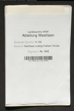 16 Briefe des Bruders Georg Vincke