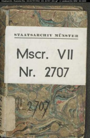 Abschrift des Güter- und Einkünfteregisters des Stifts S. Mauritz und Simeon in Minden, abgeschrieben durch Ernst Friedrich Mooyer