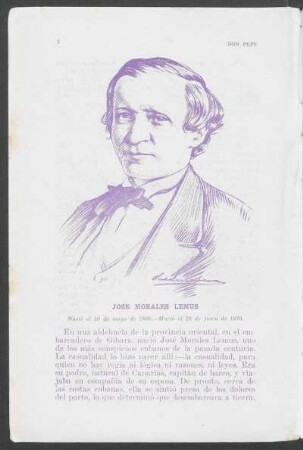 José Morales Lemus - Nació el 10 de mayo de 1808. - Murió el 28 de junio de 1870.