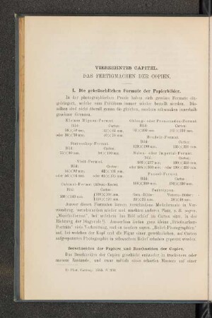 Vierzehntes Capitel. Das Fertigmachen der Copien.