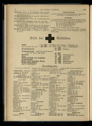 Hilfe bei Notfällen