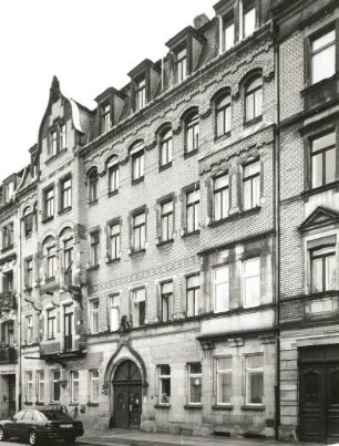 Dresden-Neustadt, Friedensstraße 18. Wohnhaus (um 1900). Straßenansicht