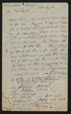 Brief an Franz Brendel : 06.11.1848