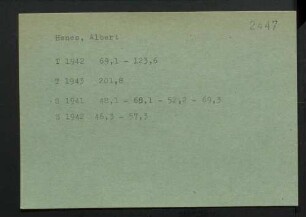 Henes, Albert