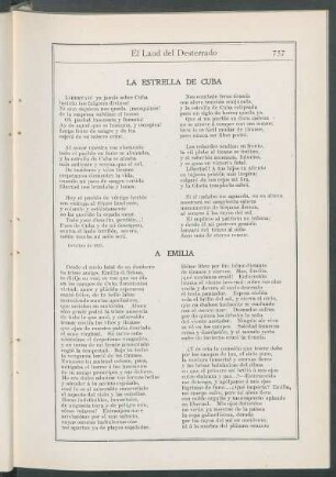 La estrella de Cuba. [Poesía]